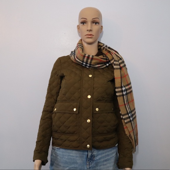 J. Crew Jackets & Blazers - JCREW Quilted Barn Jacket (Green)